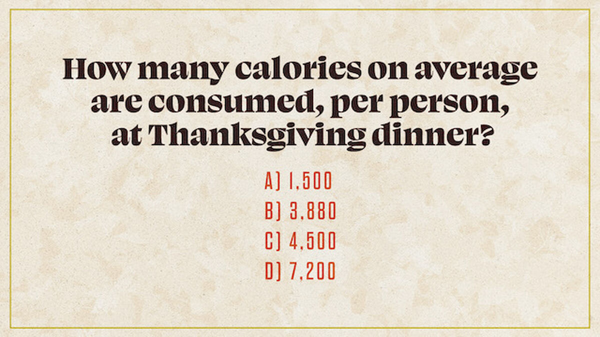 So You Think You Know Your Holidays?? Thanksgiving Edition image number 1